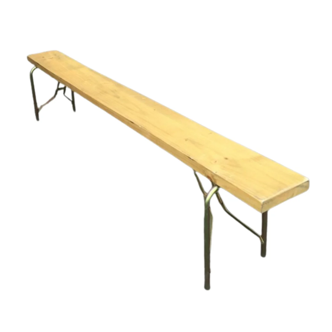 Wooden Bench Seat 2.4m