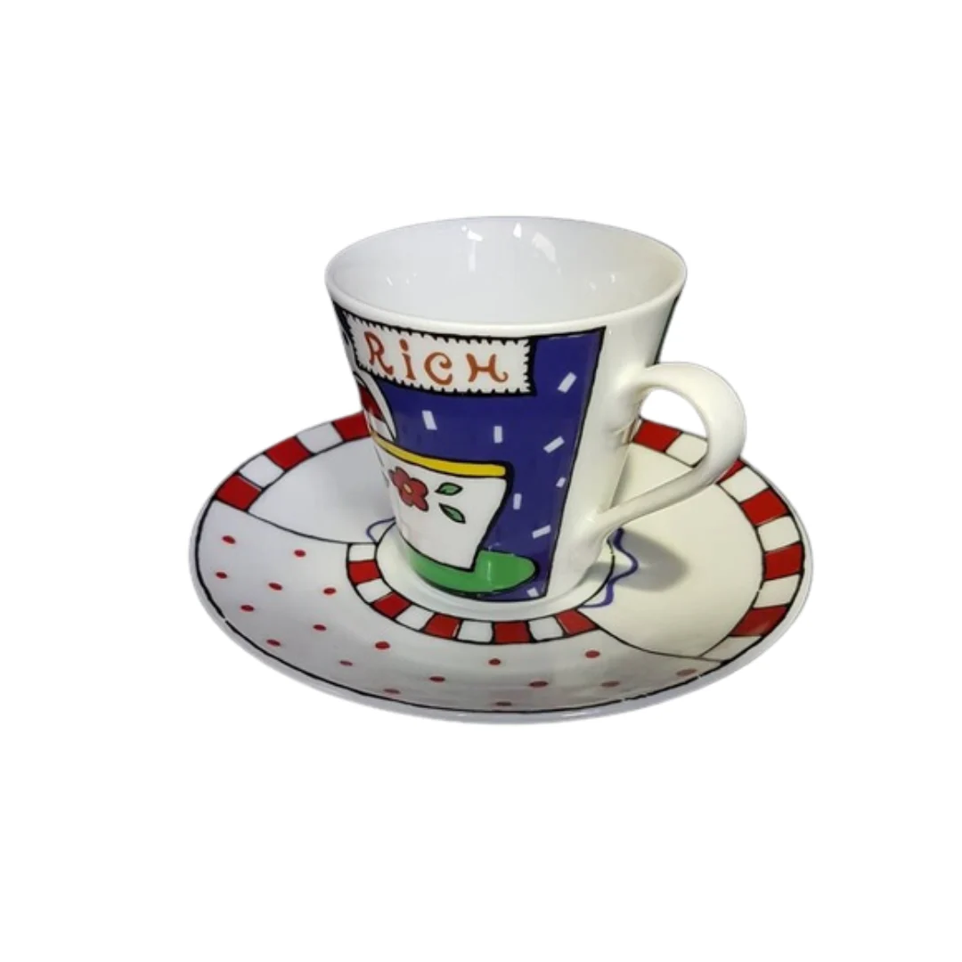 Demi Tasse Cup Coloured