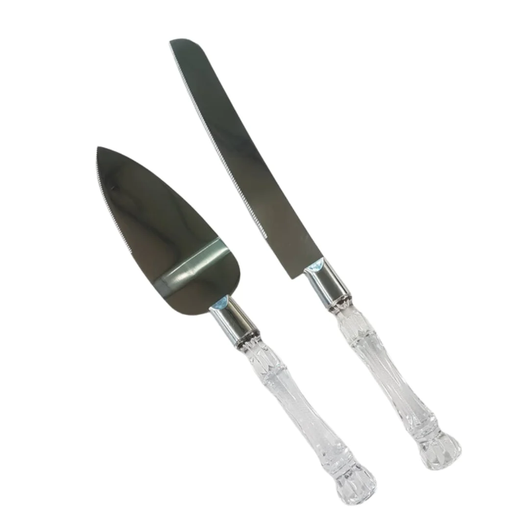 Crystal Look Wedding Cake Server