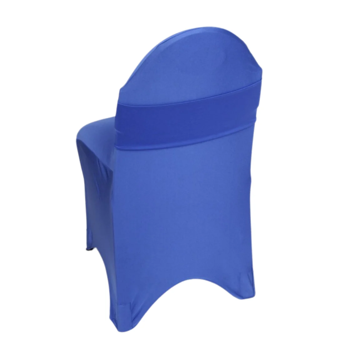 Chair Cover Blue Lycra