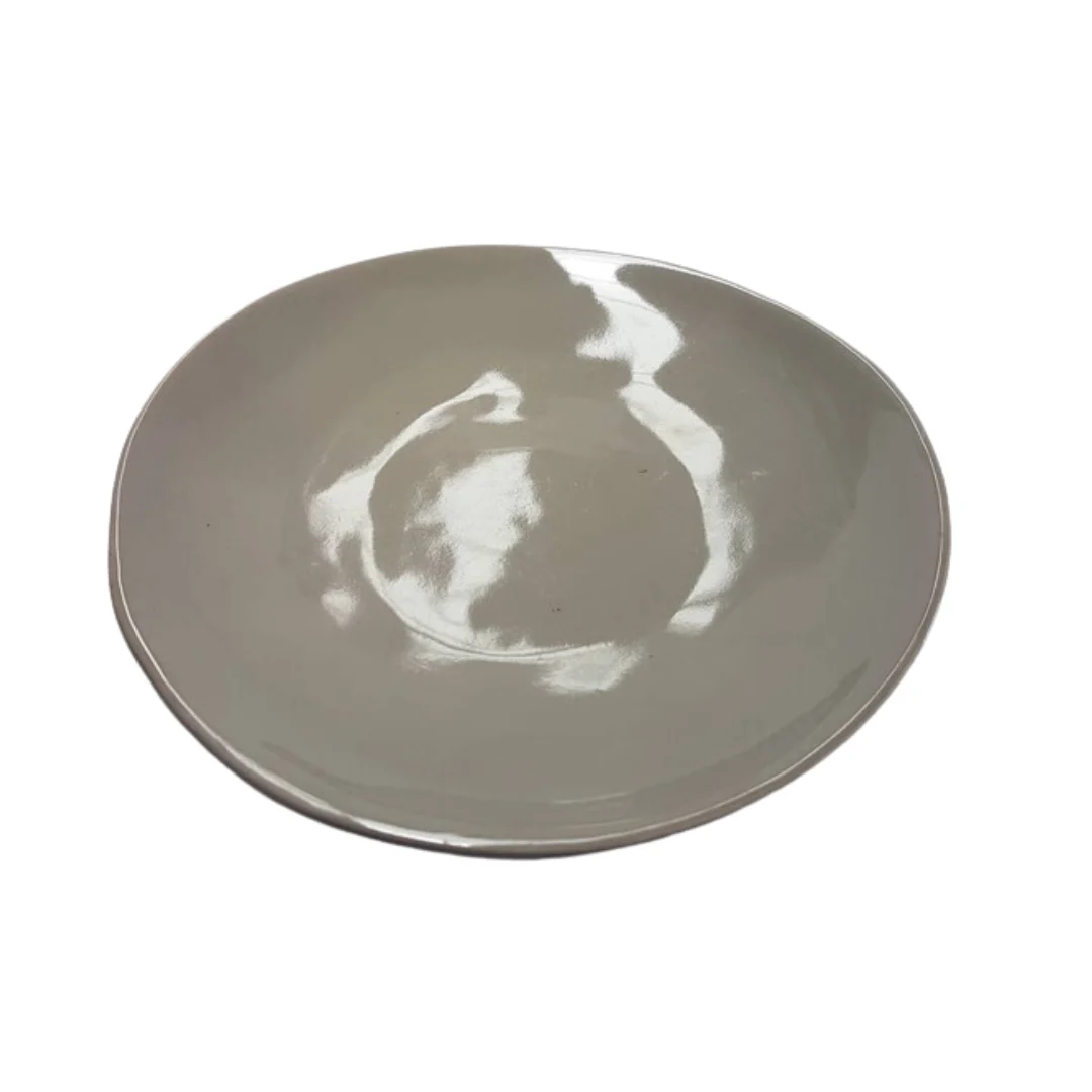 Irregular Side Plate Grey 20cm