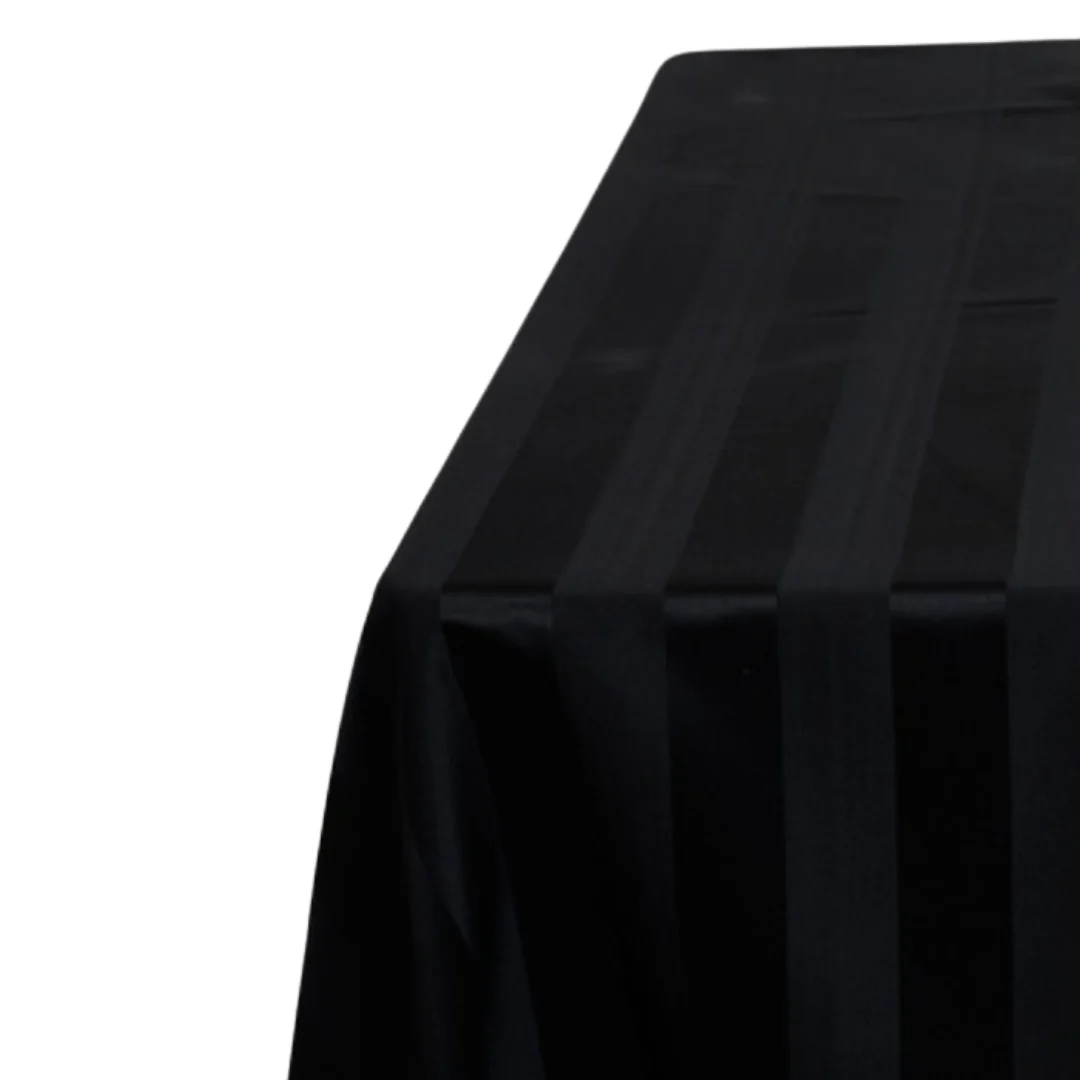 Linen Trestle Black Stripe 153/90 (3.9m x 2.3m)