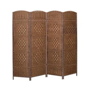 Dark Bamboo Wooden Room Divider