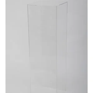 Plinth Clear Perspex 90cm