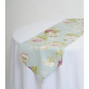 Table Runner Vintage Blue Floral