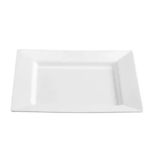 Platter Melamine Square White 40cm x 40cm