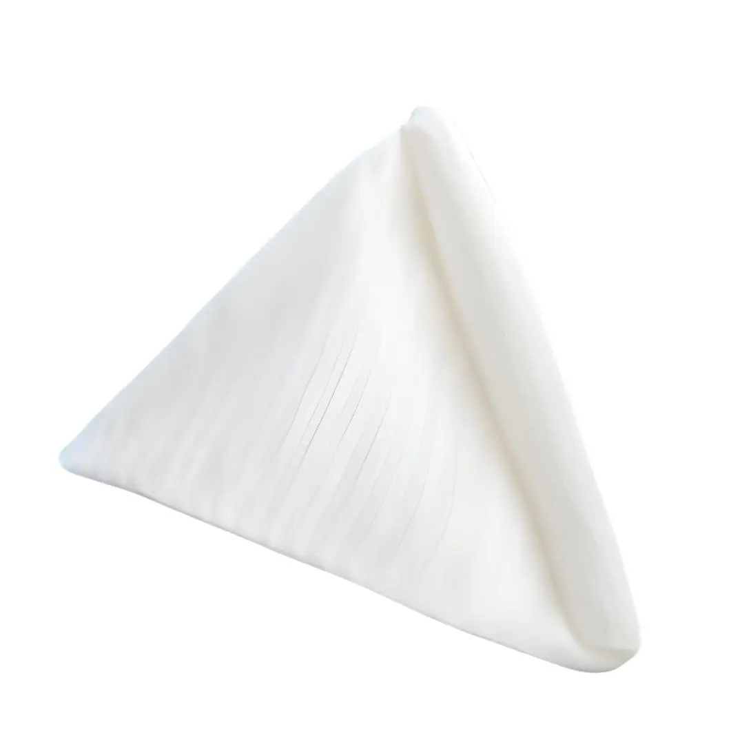 Linen Stripe White Napkin Cotton