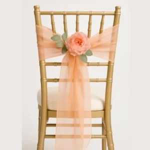 Accent Apricot Organza