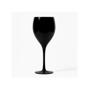 Black Wine Glass 400ml