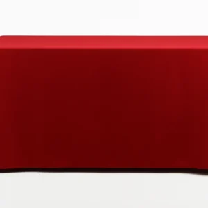 Linen Trestle Red Visa 153x90" (3.9m x 2.3m)