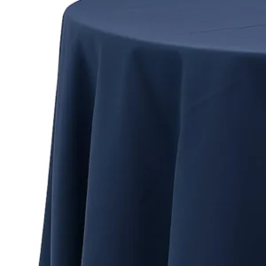 Linen Round Navy Blue Visa 3.3m