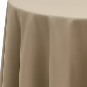 Linen Round Taupe Visa 3.3m