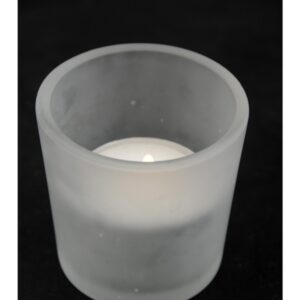 Tea Light Frosted Cylinder