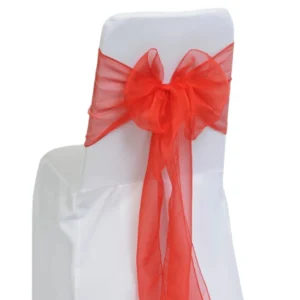 Accent Fire Engine Red Organza