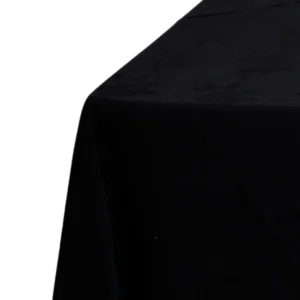 Linen Square Black Damask 54/1.35m