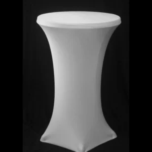 Bar Leaner Round 700 Cover Package - Silver