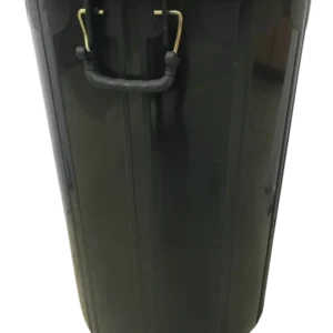 Black Rubbish Bin