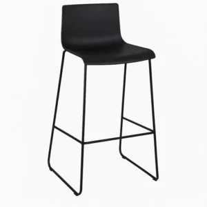 Black Low Profile Stool