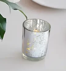 Tea Light Antique Silver