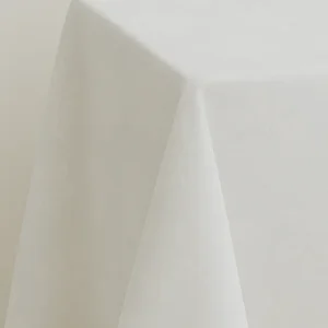 Linen Trestle White Damask 120/54 (3.05m x 1.35m)