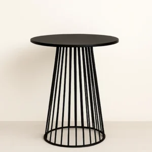 Bar Leaner Bird Cage Black