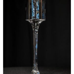 Candle Holder Glass Stem 40cm