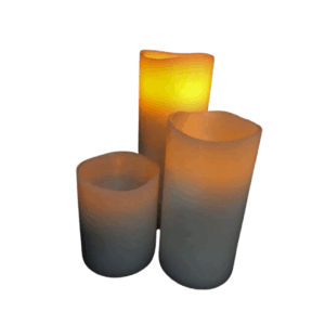Candle LED 8x20cm Pillar (Large) - HIRE
